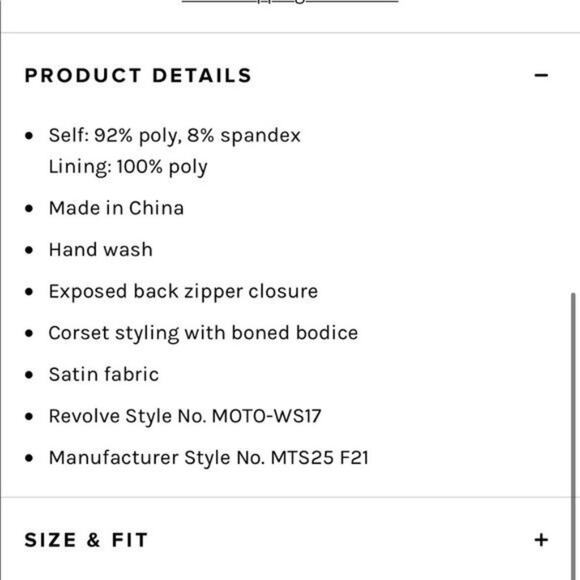 Revolve - More To Come Melany Satin Corset Crop Top in Blush Pink - Picture 9 of 9